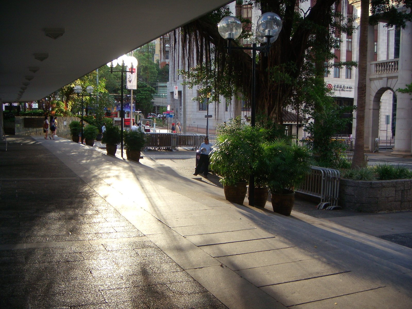 Chater garden, facing the Legislative Council.