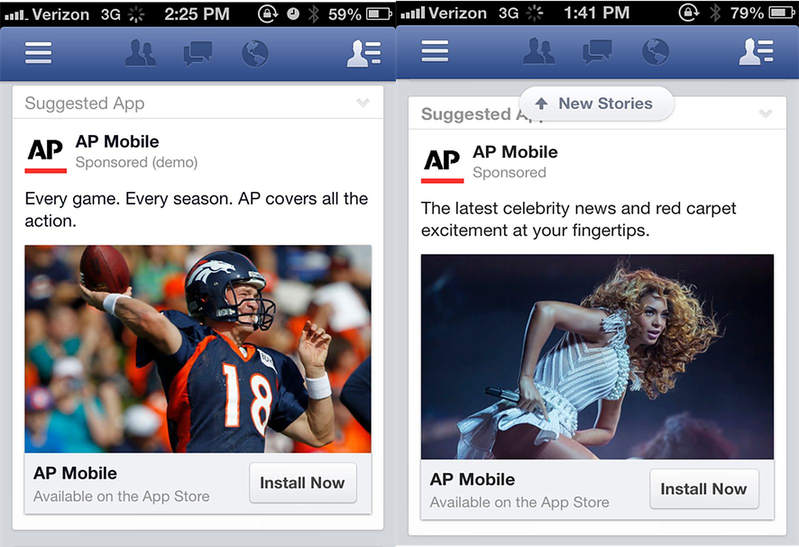 AP Mobile ads
