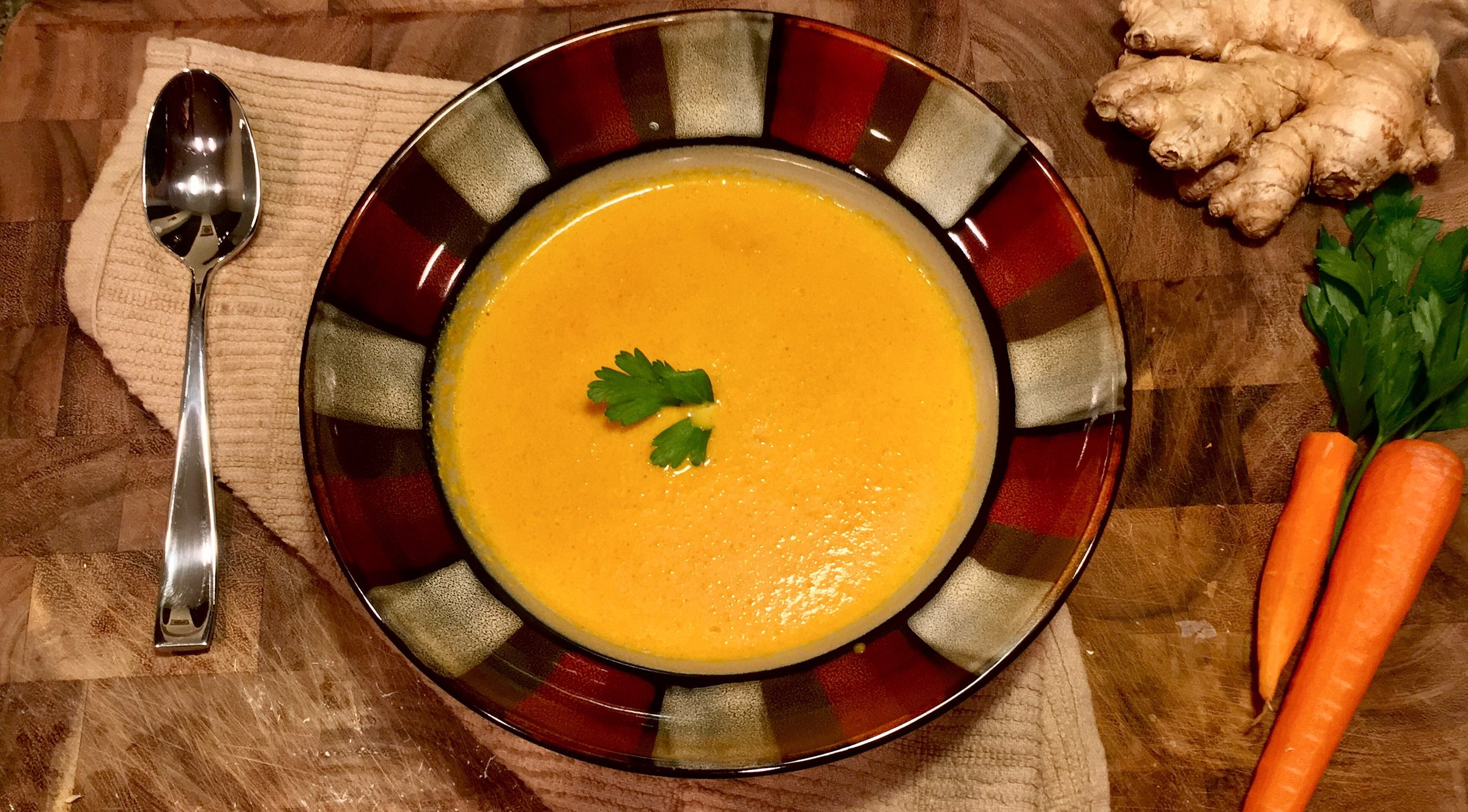 curried carrot ginger soup