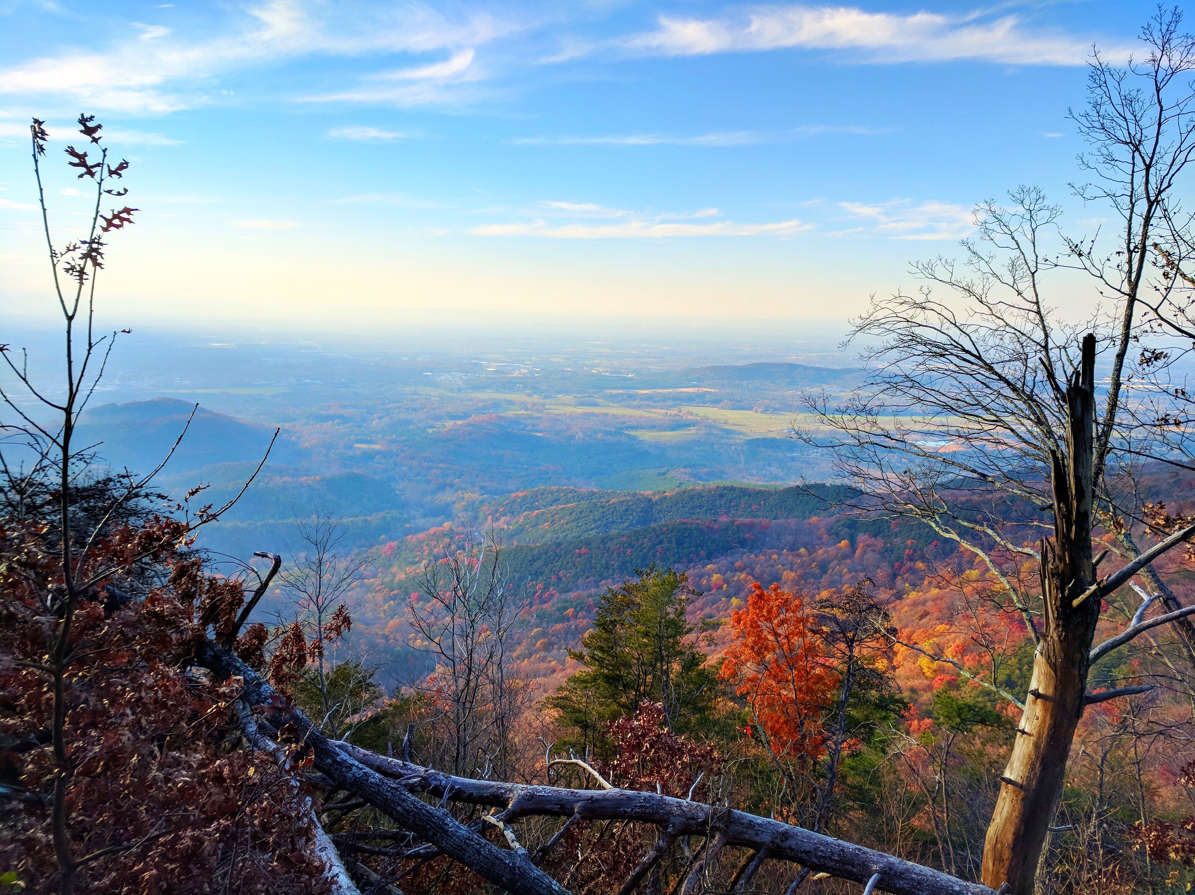 fall colors Georgia fort mountain