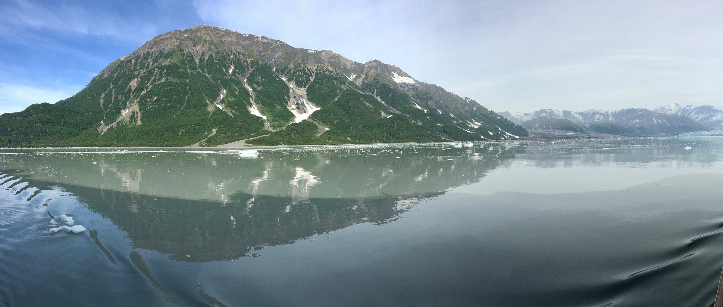 Cruising into Disenchantment Bay.