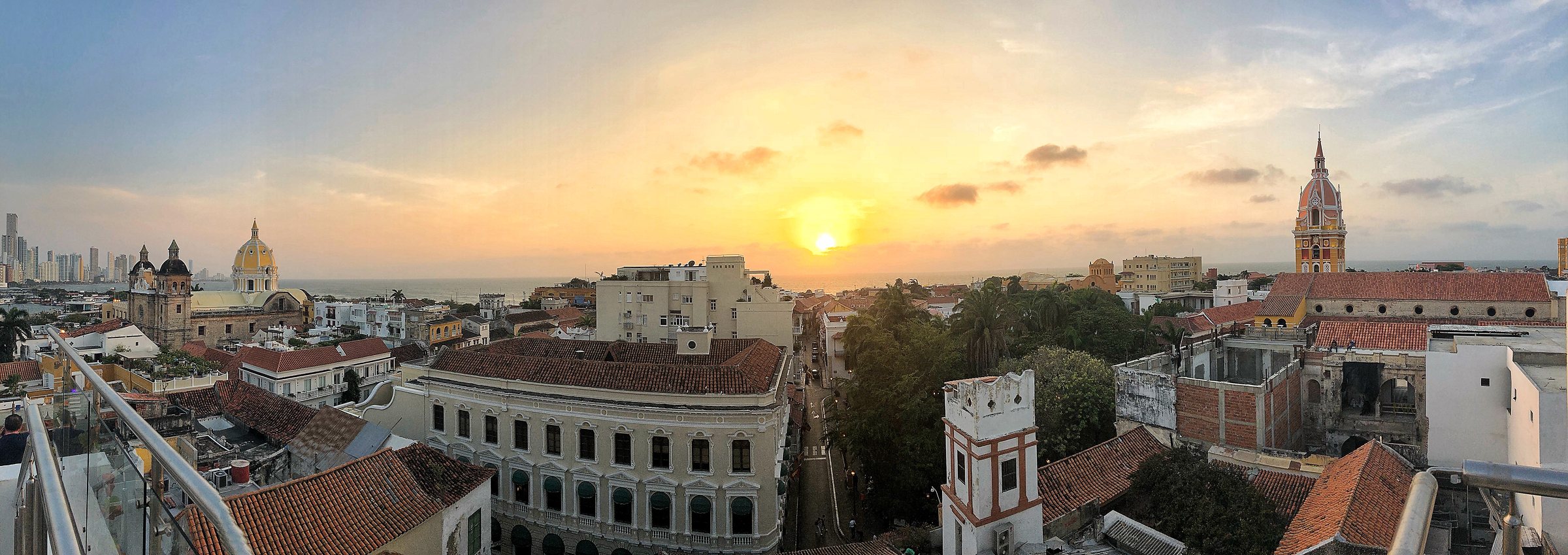 Movich Hotel views, where to go in Cartagena, cocktails in Cartagena, best cocktails in Cartagena, where to drink in Cartagena, foodie guide to Cartagena, cocktail guide to Cartagena, what to do in Cartagena