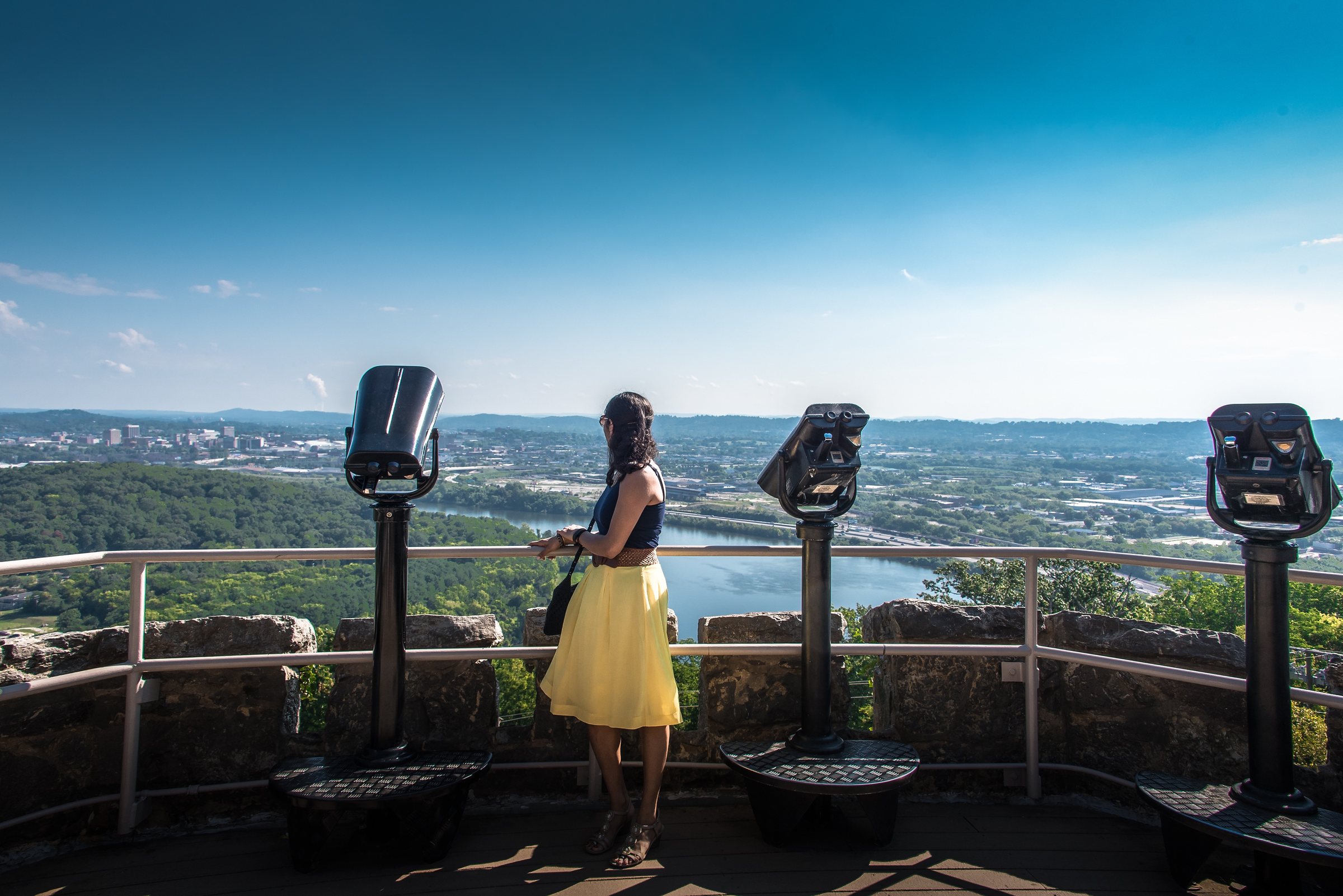 View from Lookout Mountain in the summer. (Photo credit: Jis K. Joseph)