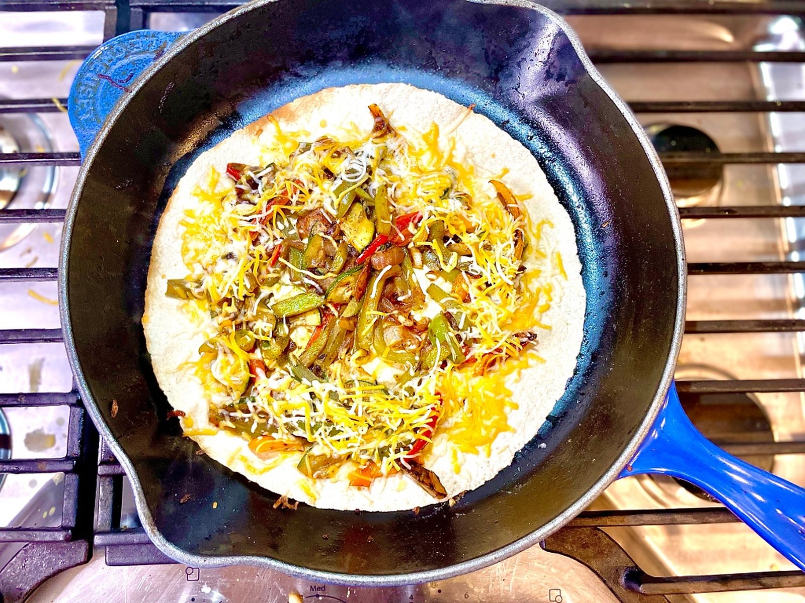Skillet Vegetarian Quesadillas