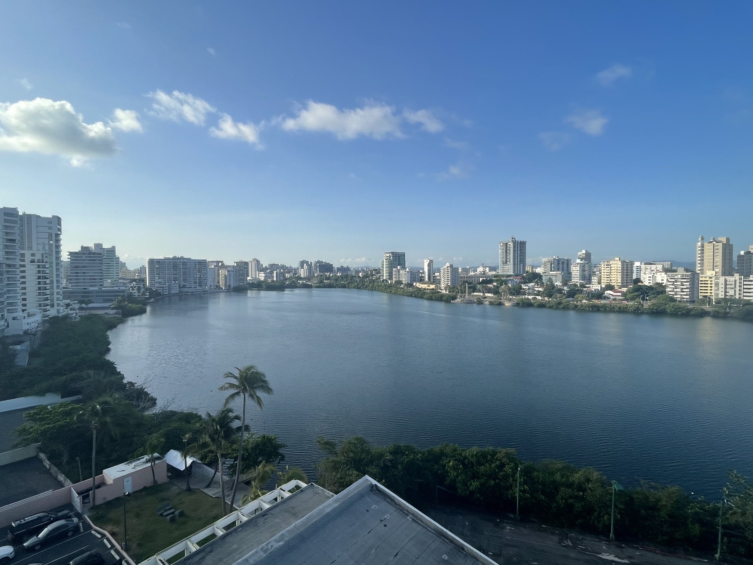 view of Puerto Rico waterfront from Condado Plaza Hilton San Juan