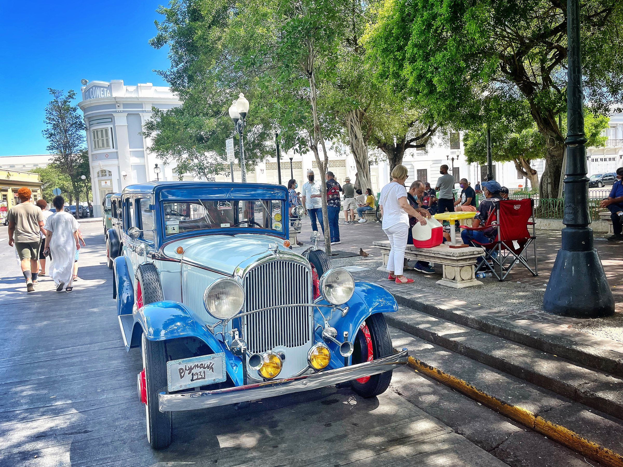 vintage cars in Ponce Puerto Rico 