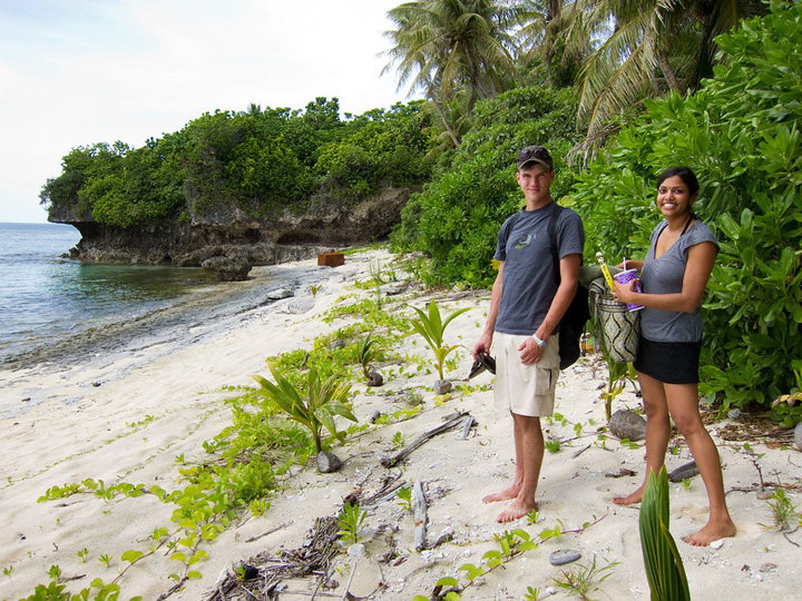 Emerging at Ritidian Beach, Photo courtesy of Joshua Ryan Johnson